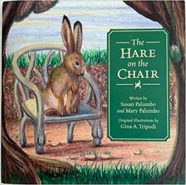 Picture of the cover of the book "The Hare on the Chair".