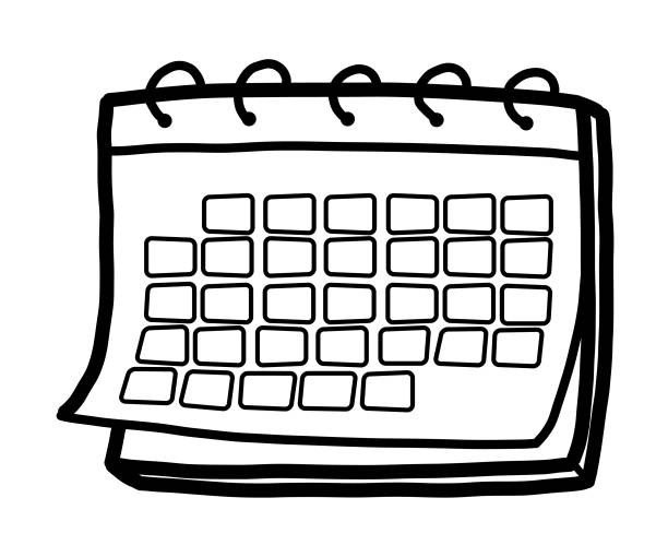 calendar page blank