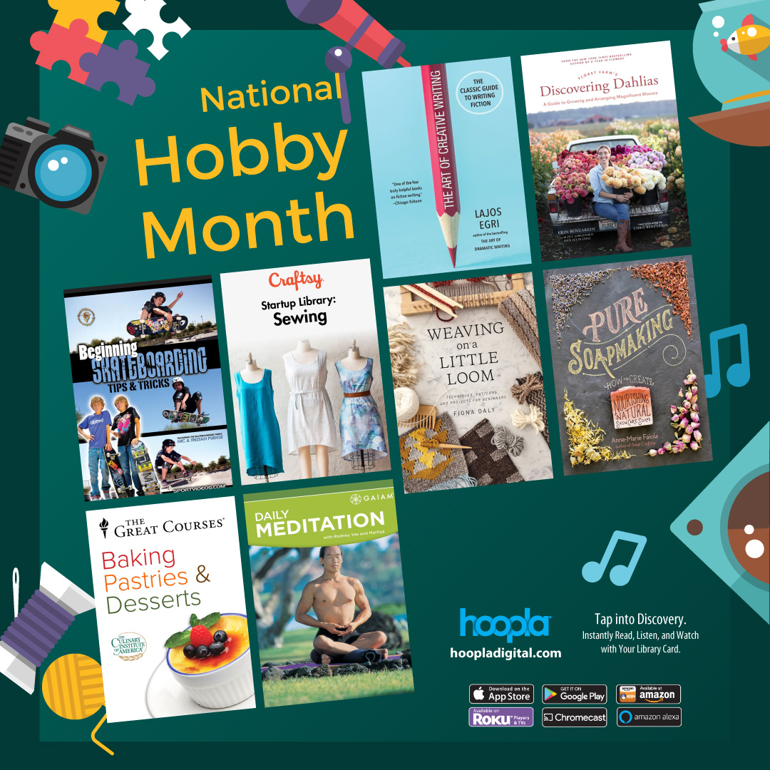 Hobby month on hoopla.