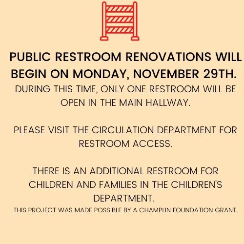 Restroom renovation explanation
