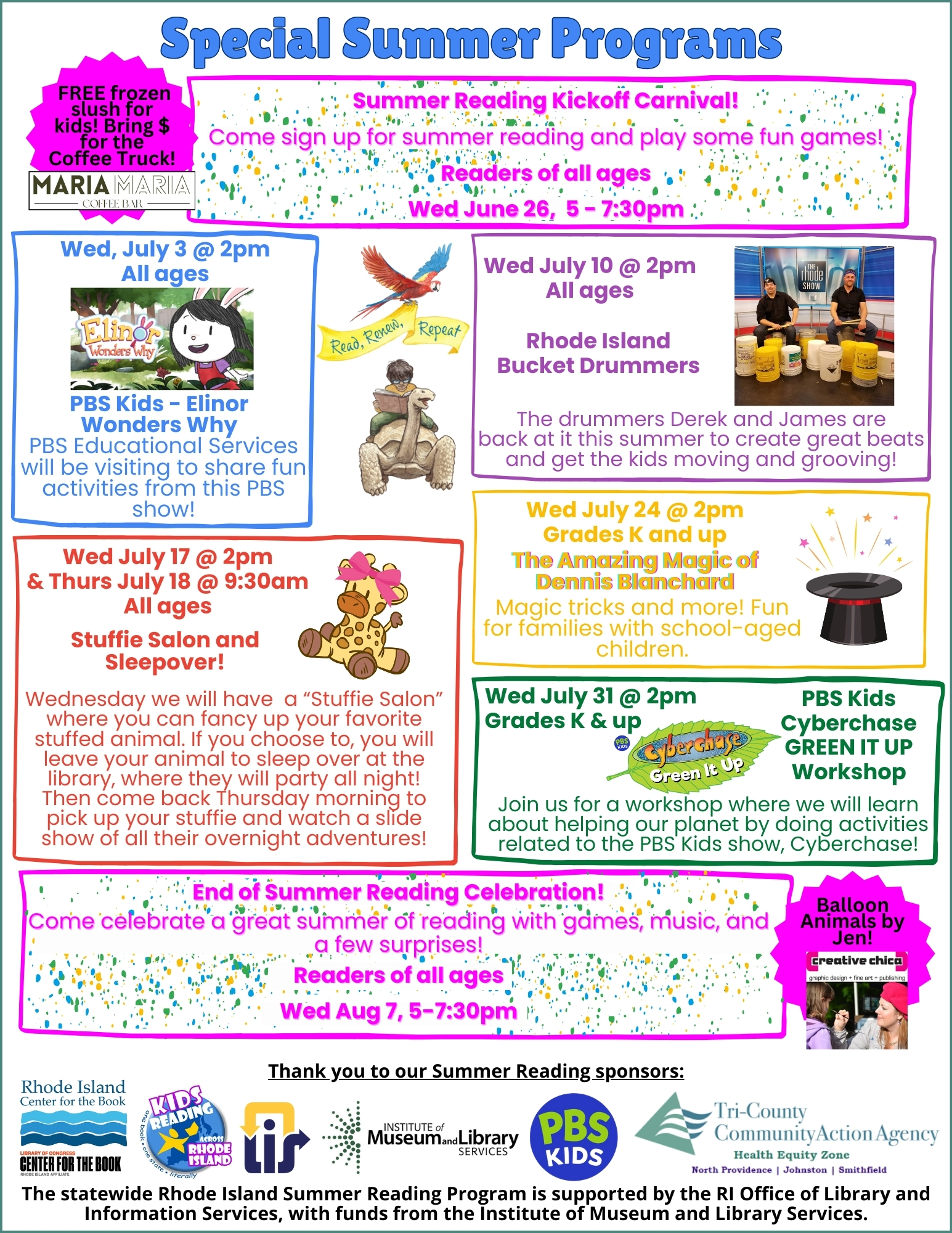 Information about summer kids' programs, page 2