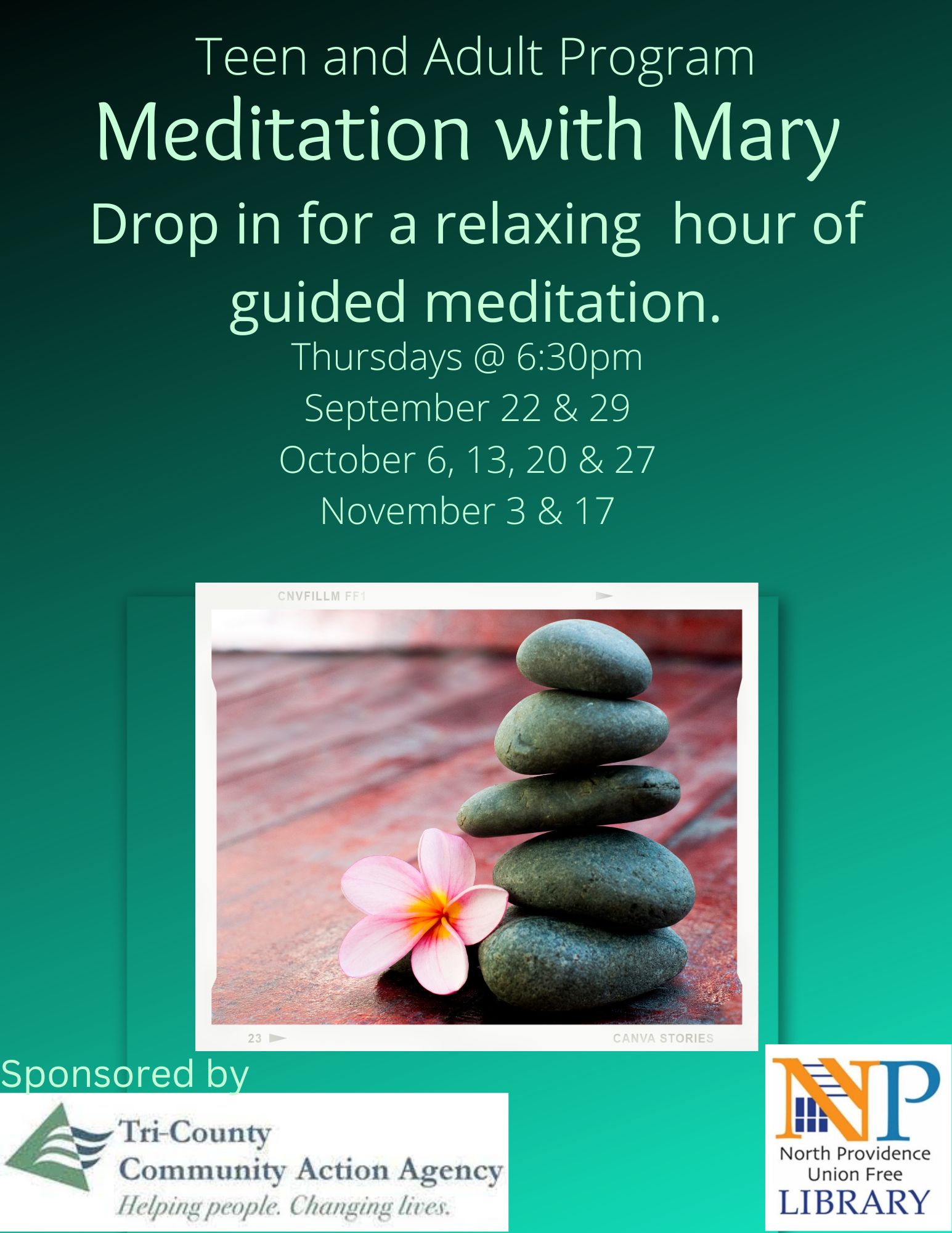 meditation with mary poster