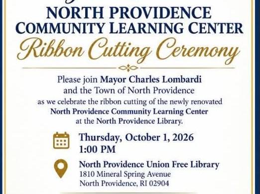 North Providence Community Learning Center Ribbon Cutting Ceremony