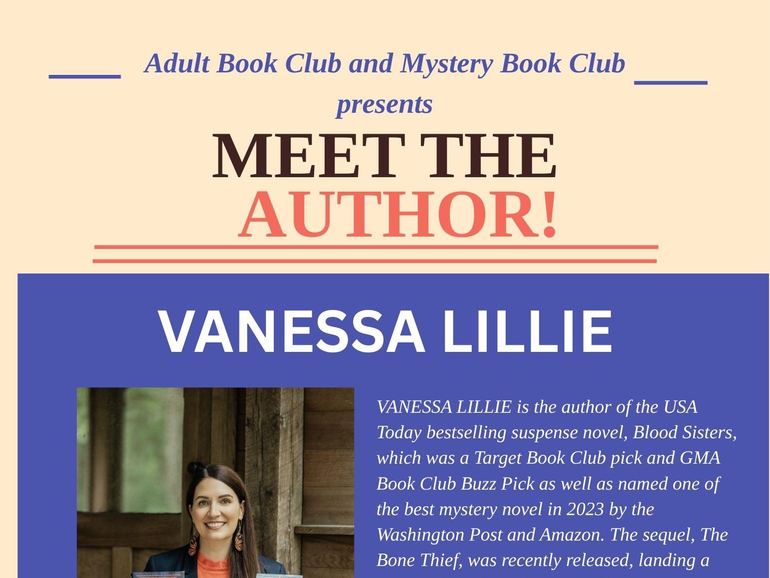 Meet the Author! Vanessa Lillie
